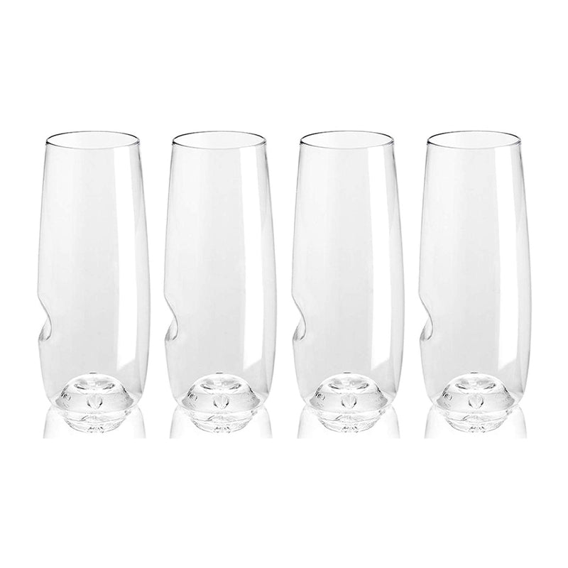 CLASSIC BOX/4 8OZ FLUTE - GOVINO - Compralo en CorinneRegalos.com