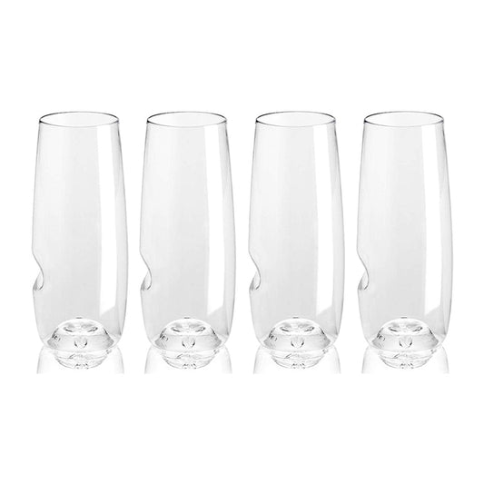 CLASSIC BOX/4 8OZ FLUTE - GOVINO - Compralo en CorinneRegalos.com