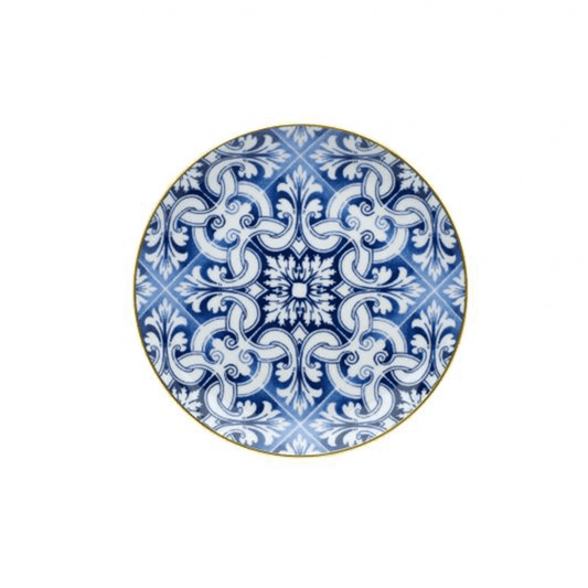 PLATO PARA POSTRE CON DECORACION TRANSATLANTICAH 22 MM L 194 MM - VISTA ALEGRE - Compralo en CorinneRegalos.com