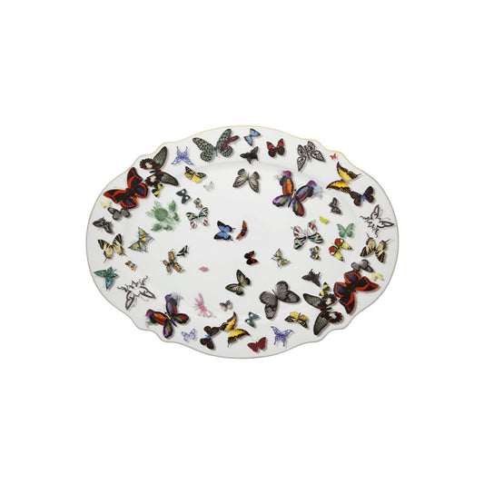 FUENTE OVAL GRANDE LACROIX BUTTERFLY - VISTA ALEGRE - Compralo en CorinneRegalos.com