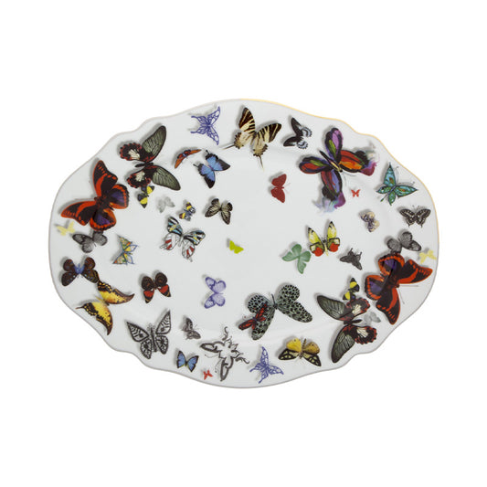 FUENTE OVAL PEQUEÑA LACROIX BUTTERFLY - VISTA ALEGRE - Compralo en CorinneRegalos.com