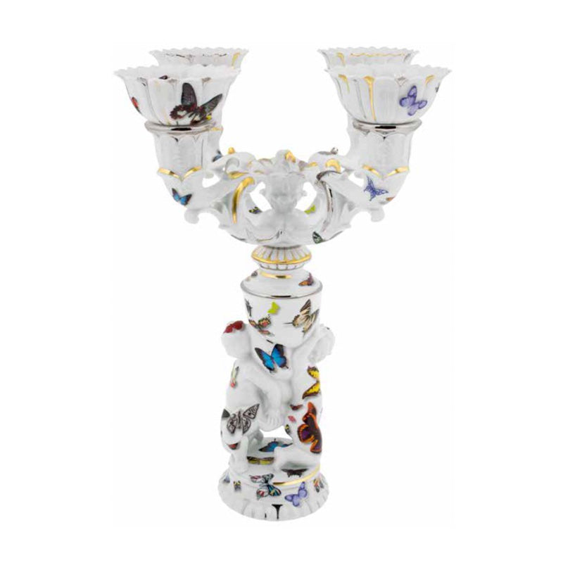 CANDELABRO 4 BRAZOS LACROIX BUTTERFLY - VISTA ALEGRE - Compralo en CorinneRegalos.com