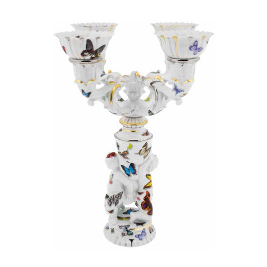 CANDELABRO 4 BRAZOS LACROIX BUTTERFLY - VISTA ALEGRE - Compralo en CorinneRegalos.com
