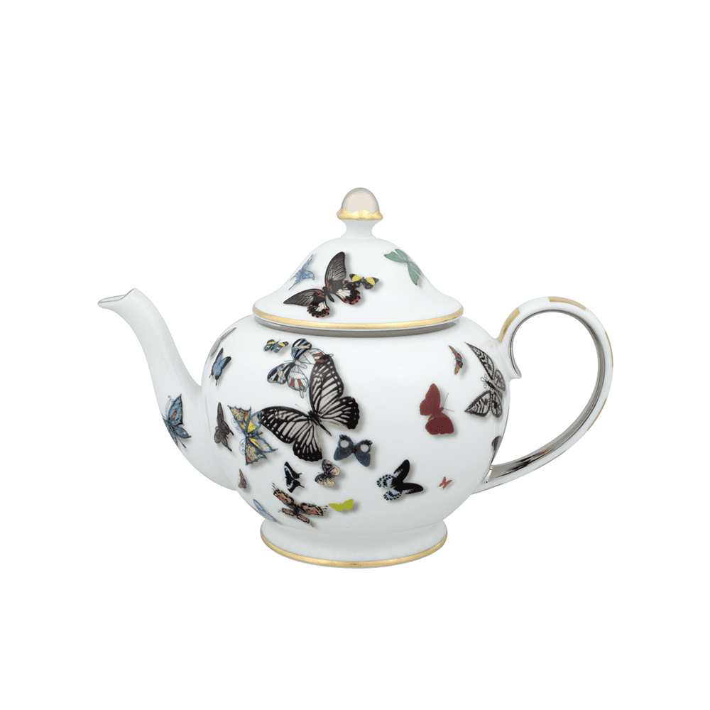 TETERA CON DECORACION BUTTERFLY PARADEH 181 MM W 158 MM - VISTA ALEGRE - Compralo en CorinneRegalos.com