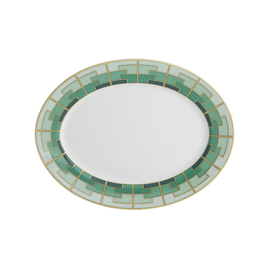 FUENTE OVAL PEQUEÑA EMERALD - VISTA ALEGRE - Compralo en CorinneRegalos.com