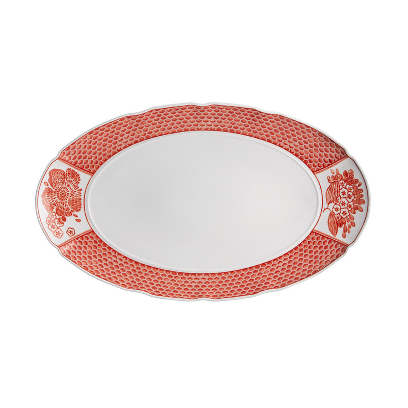 FUENTE OVAL PEQUEÑA CORALINA - VISTA ALEGRE - Compralo en CorinneRegalos.com