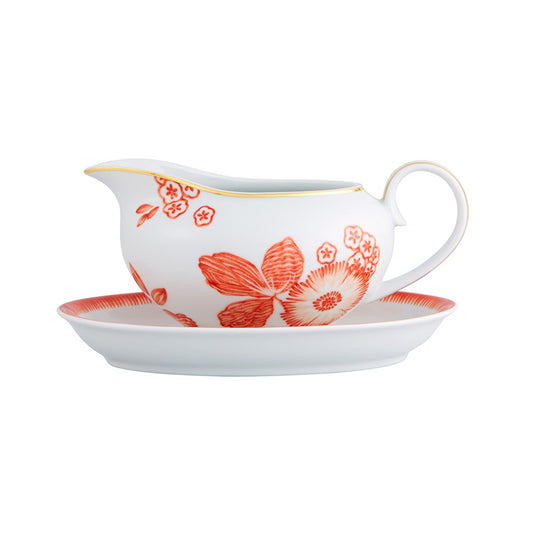 SALSERA CON PLATILLO CORALINA - VISTA ALEGRE - Compralo en CorinneRegalos.com