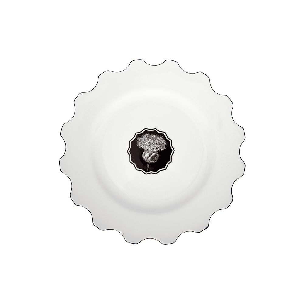 PLATO LLANO CON DECORACION HERBARIAEH 28 MM L 278 MM - VISTA ALEGRE - Compralo en CorinneRegalos.com