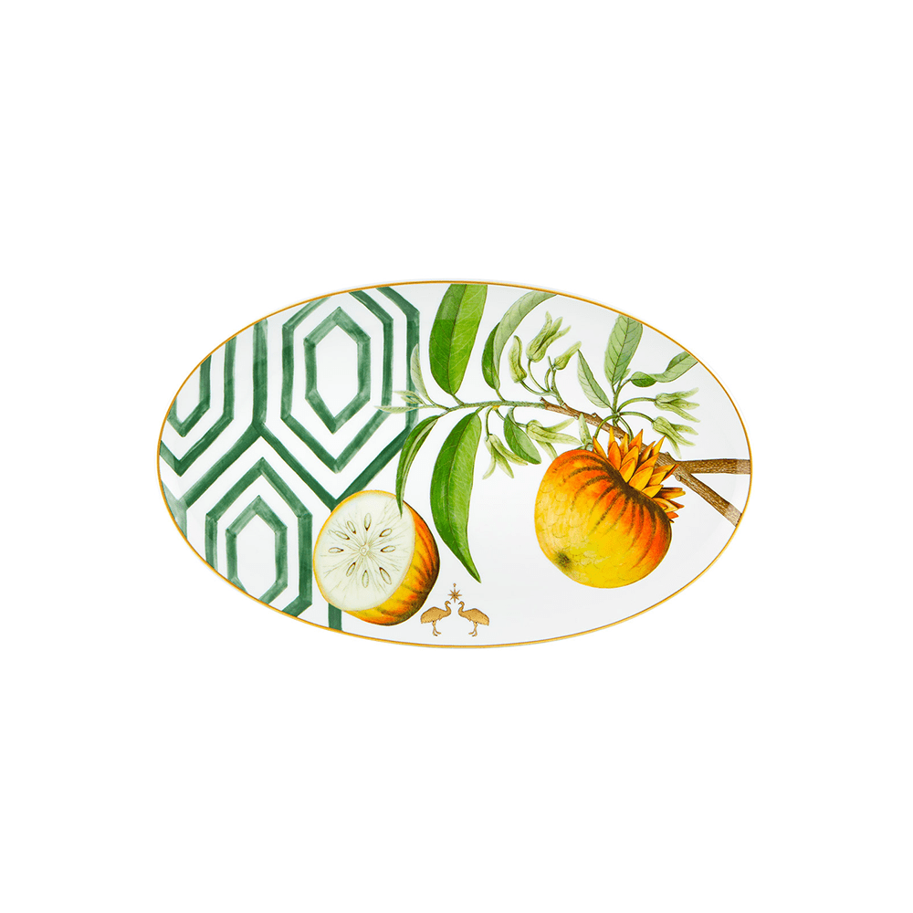 PLATO OVALADO GRANDE AMAZONIAH 25 MM L 245 MM - VISTA ALEGRE - Compralo en CorinneRegalos.com