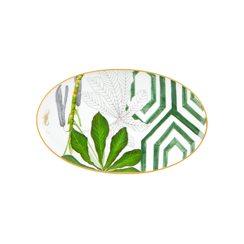 FUENTE OVAL PEQUEÑA AMAZONIA - VISTA ALEGRE - Compralo en CorinneRegalos.com