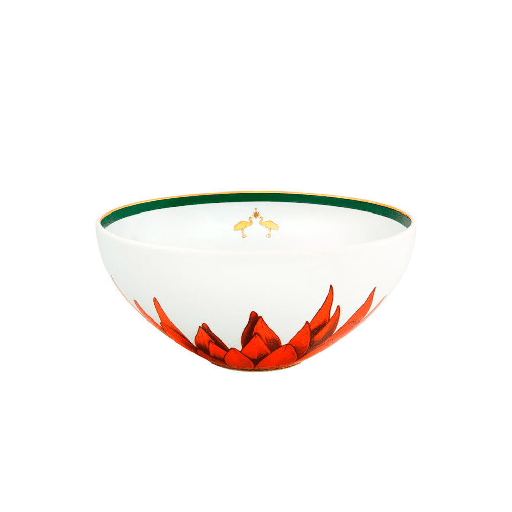 ESNESALAREDA CON DECORACION AMAZONIAH 125 MM L 260 MM - VISTA ALEGRE - Compralo en CorinneRegalos.com