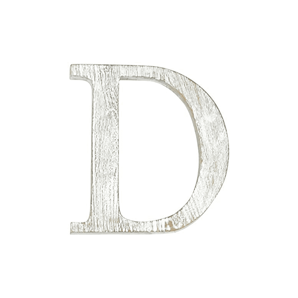 WOODBLOCK INITIAL - MUD PIE - Compralo en CorinneRegalos.com