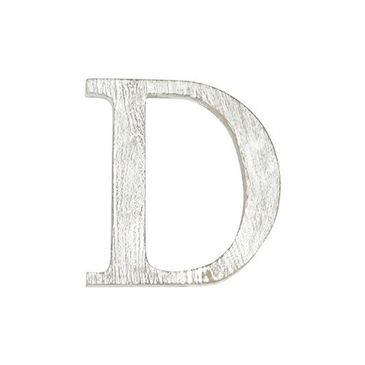 WOODBLOCK INITIAL - MUD PIE - Compralo en CorinneRegalos.com