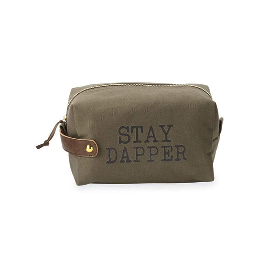 STAY DAPPER MENS DOPP KIT - MUD PIE - Compralo en CorinneRegalos.com