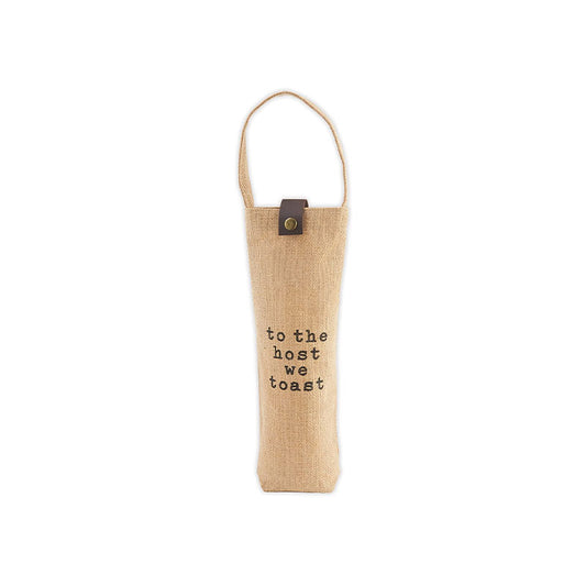 TO THE HOST WINE BAG - MUD PIE - Compralo en CorinneRegalos.com