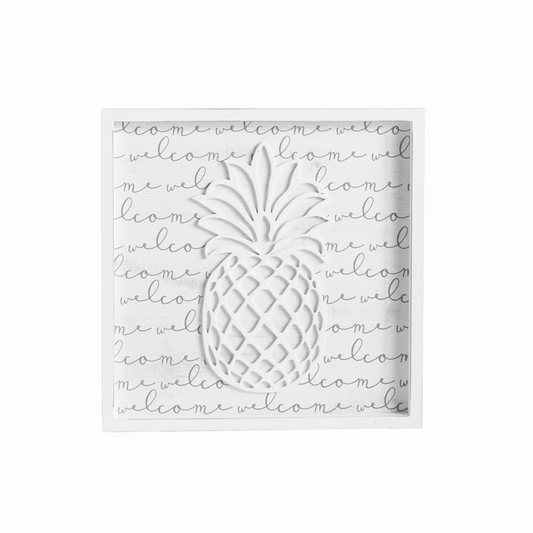 PLACA DE MADERA PIÑA - MUD PIE - Compralo en CorinneRegalos.com