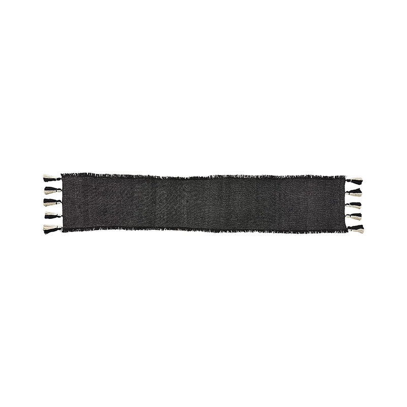 BLACK PONCHAA TABLE RUNNER - MUD PIE - Compralo en CorinneRegalos.com