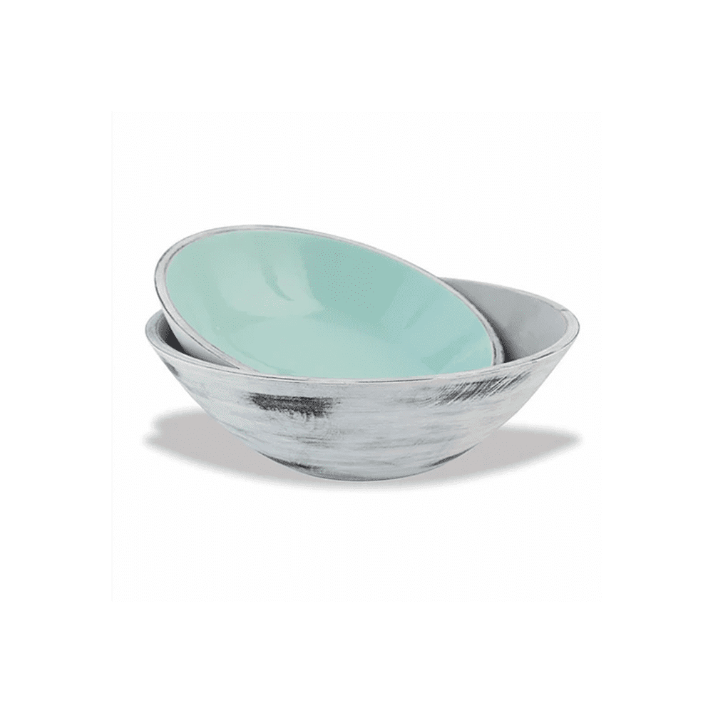 NESTED BEACH ENAMEL BOWLS - MUD PIE - Compralo en CorinneRegalos.com