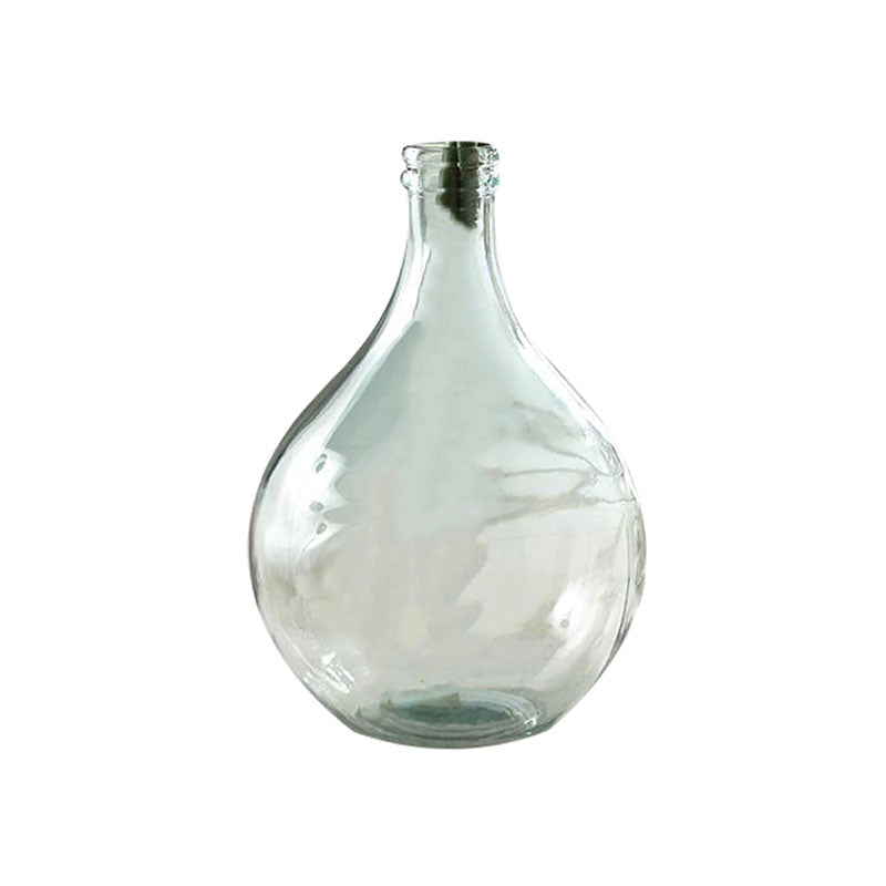 SMALL CARAFE SHAPE GLASS VASE - MUD PIE - Compralo en CorinneRegalos.com