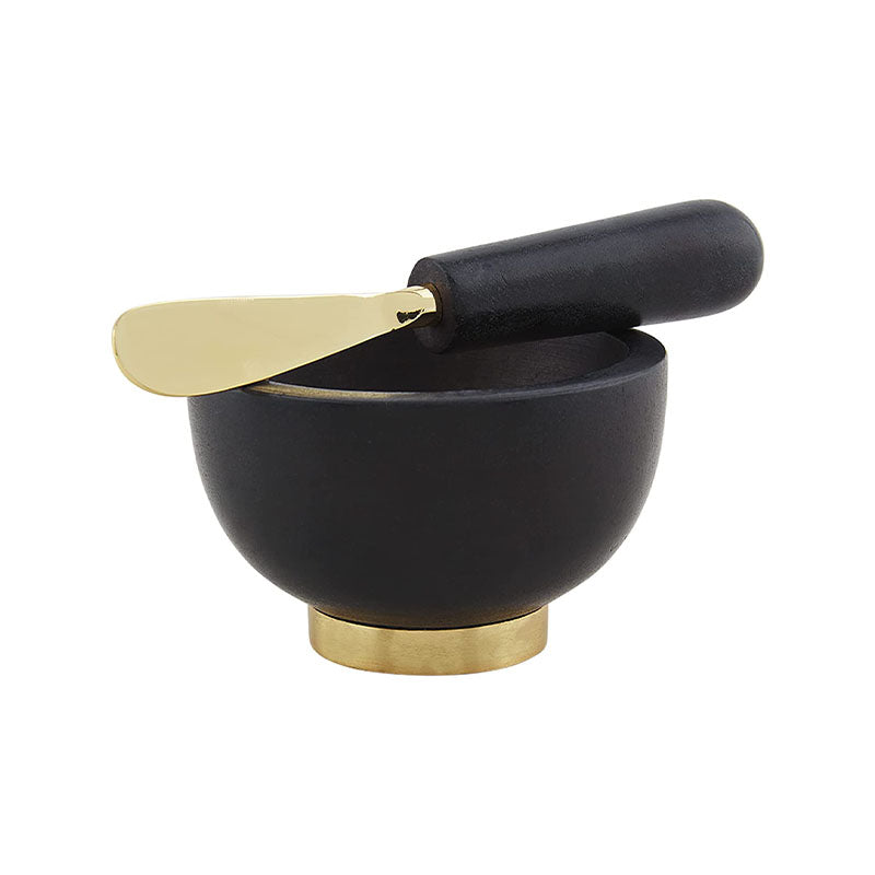 BLACK MARBLE DIP BOWL SET - MUD PIE - Compralo en CorinneRegalos.com