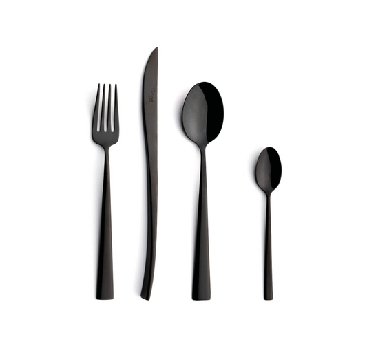 DUNA MATTE BLACK 24 PC SET - CUTIPOL - Compralo en CorinneRegalos.com