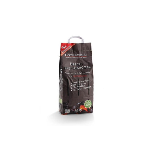 BEECH CHARCOAL 2.5 KGS - LOTUS GRILL - Compralo en CorinneRegalos.com