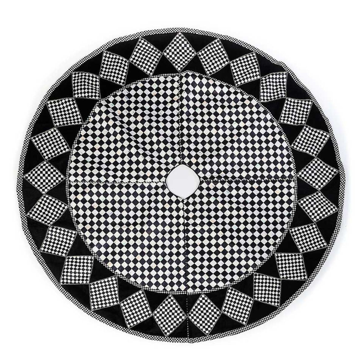 COURTLY HARLEQUIN TREE SKIRT - MACKENZIE-CHILDS - Compralo en CorinneRegalos.com