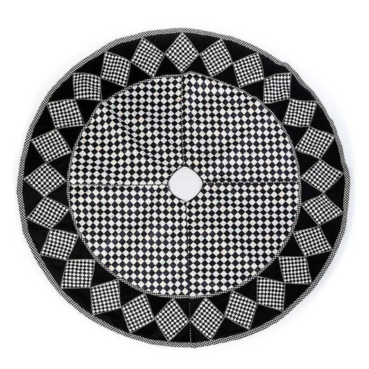 COURTLY HARLEQUIN TREE SKIRT - MACKENZIE-CHILDS - Compralo en CorinneRegalos.com