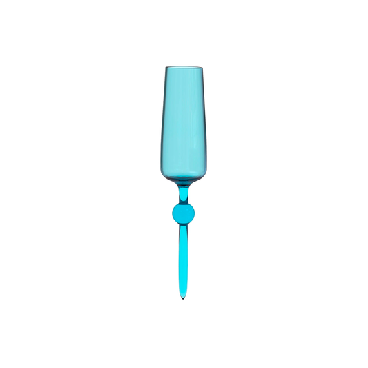 THE BEACH GLASS CHAMPAGNE FLUTES BLUE - BEACH GLASS - Compralo en CorinneRegalos.com