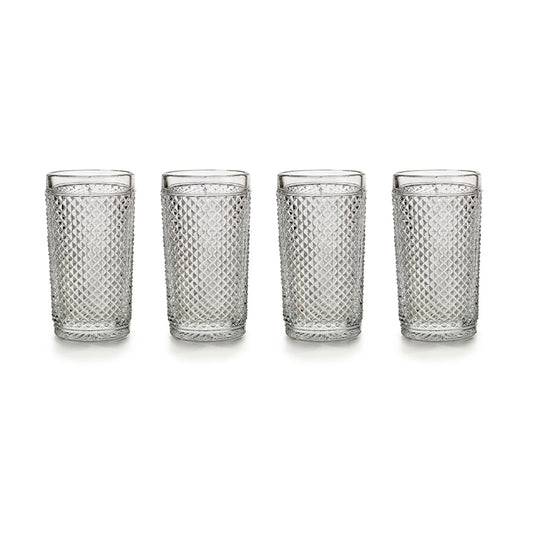 SET WHITH 4 HIGHBALLS BICOS INCOLOR - VISTA ALEGRE - Compralo en CorinneRegalos.com