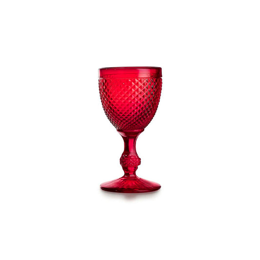 PACK CON 4 COPAS DE AGUA ROJO BICOS VERMELHO - VISTA ALEGRE - Compralo en CorinneRegalos.com