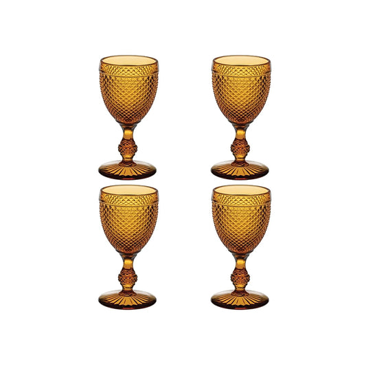 PACK CON 4 COPAS DE VINO TINTO AMBA BICOS VERMELHO - VISTA ALEGRE - Compralo en CorinneRegalos.com