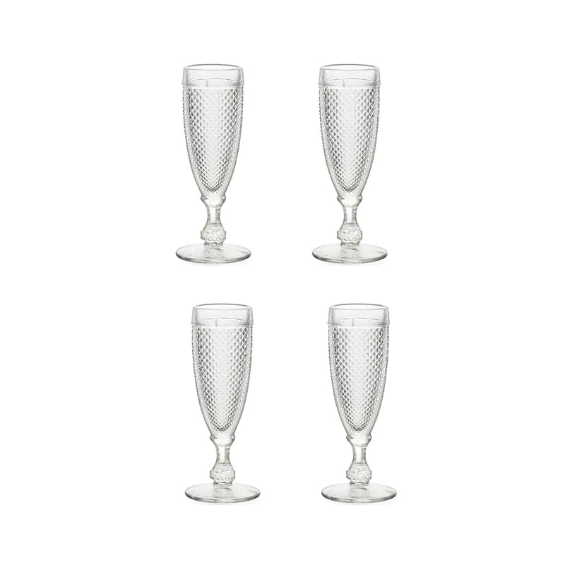 SET DE 4 COPAS FLAUTA BICOS INCOL - VISTA ALEGRE - Compralo en CorinneRegalos.com