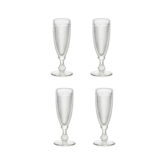 SET DE 4 COPAS FLAUTA BICOS INCOL - VISTA ALEGRE - Compralo en CorinneRegalos.com