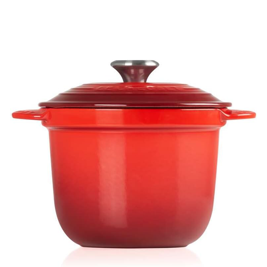 RICE POT+INNER LID 18 CERISE - LE CREUSET FRANCE - Compralo en CorinneRegalos.com
