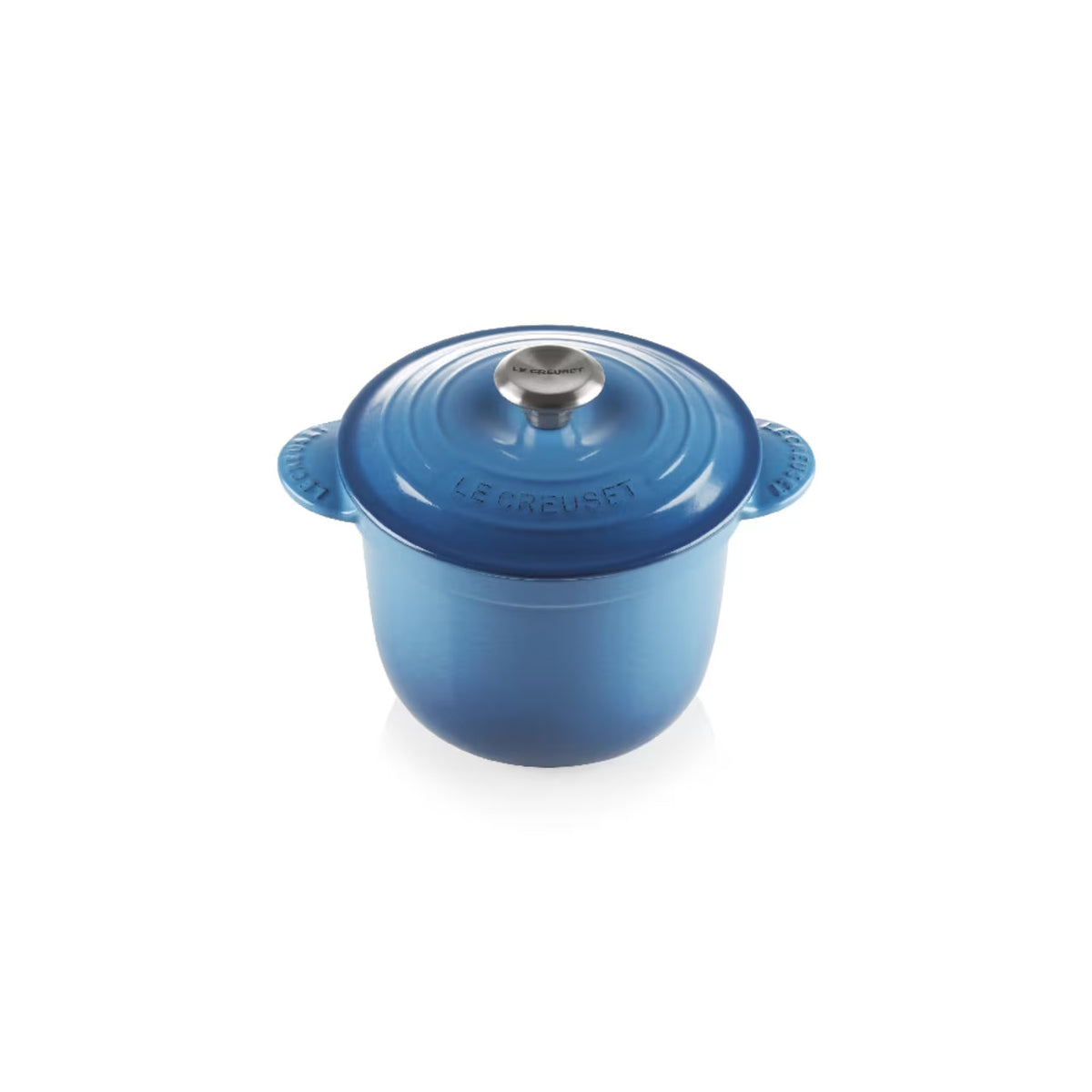 RICE POT+INNER LID 16 AZ BLUE - LE CREUSET FRANCE - Compralo en CorinneRegalos.com