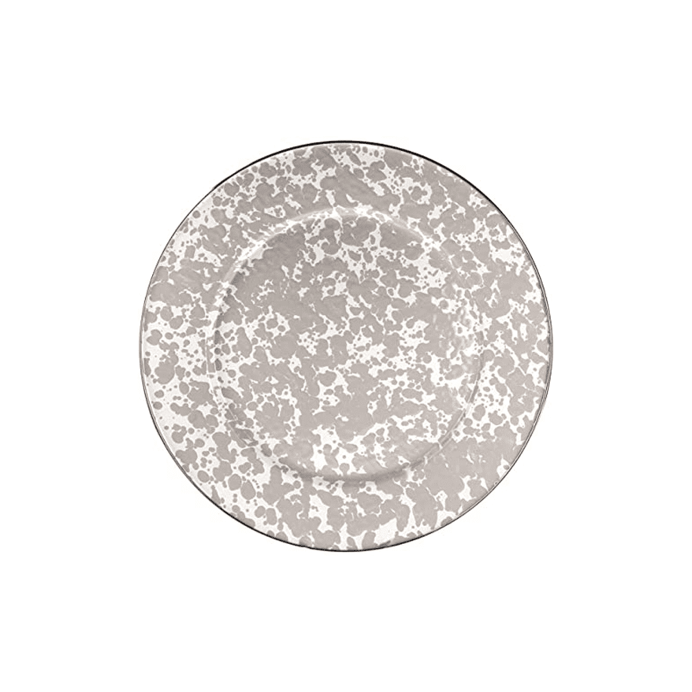 TAUPE SWIRL CHARGER - GOLDEN RABBIT - Compralo en CorinneRegalos.com