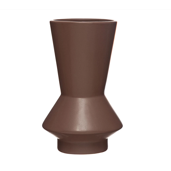 7-3/4H Stoneware Vase - BLOOMINGVILLE - Compralo en CorinneRegalos.com