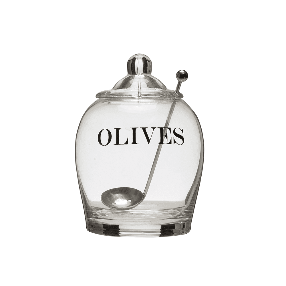 S/2 4 RND X 5H GLASS JAR W/ - CREATIVE COOP - Compralo en CorinneRegalos.com