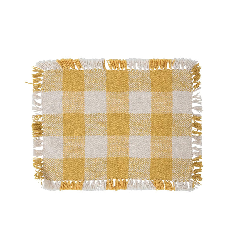 19L X 13W WOVEN COTTON TABLE RUNNER - CREATIVE COOP - Compralo en CorinneRegalos.com