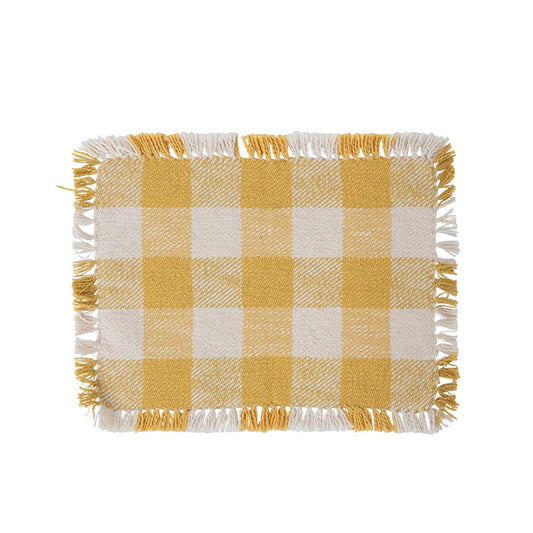 19L X 13W WOVEN COTTON TABLE RUNNER - CREATIVE COOP - Compralo en CorinneRegalos.com