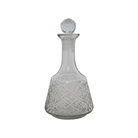 9-1/4H X 4-3/4 SQUARE GLASSDECANTER - CREATIVE COOP - Compralo en CorinneRegalos.com