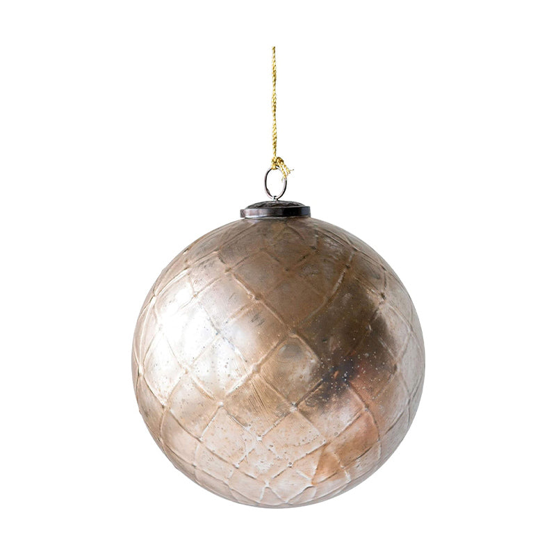 7-3/4  ROUND GLASS CHECKERED - CREATIVE COOP - Compralo en CorinneRegalos.com