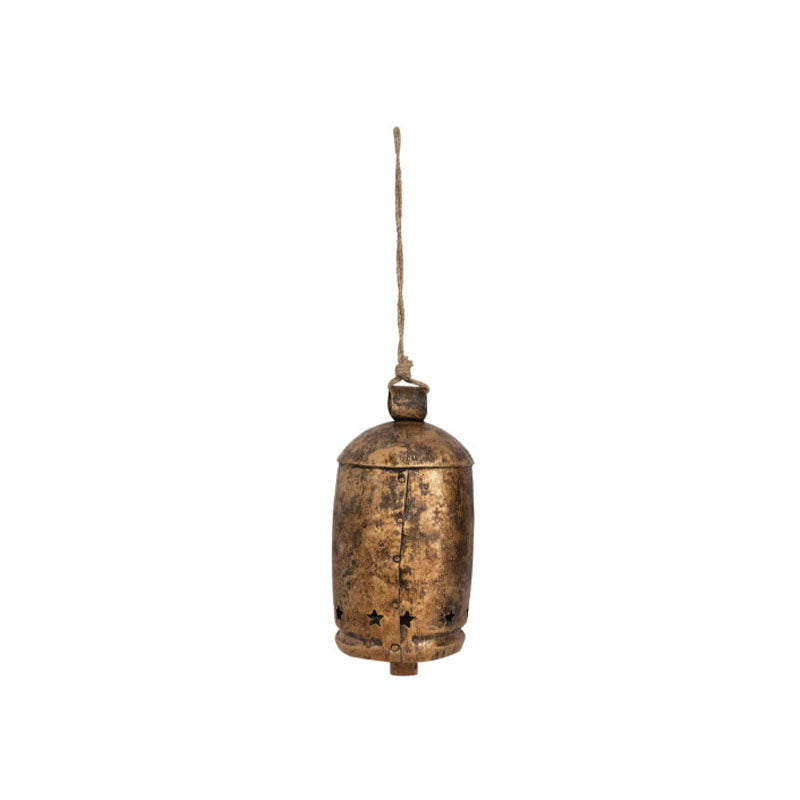 4-3/4 RND X 10H METAL BELL - CREATIVE COOP - Compralo en CorinneRegalos.com