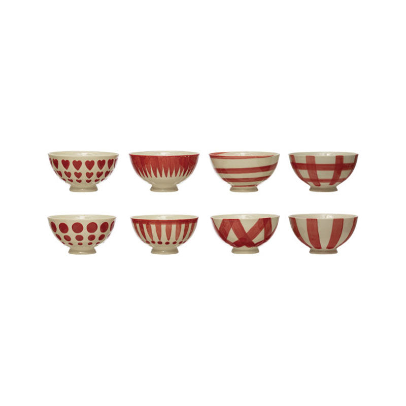 4-1/2 RND HAND-PAINTED - CREATIVE COOP - Compralo en CorinneRegalos.com