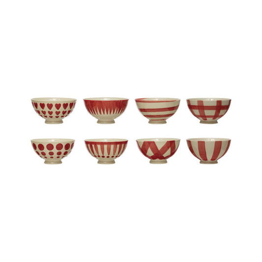 4-1/2 RND HAND-PAINTED - CREATIVE COOP - Compralo en CorinneRegalos.com