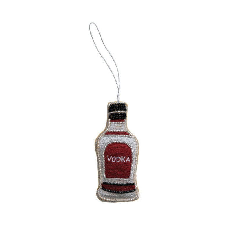 4-1/2H FABRIC VODKA BOTTLE - CREATIVE COOP - Compralo en CorinneRegalos.com