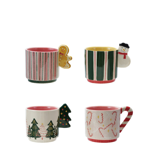 3-3/4RD X4-1/4H STONEWARE - CREATIVE COOP - Compralo en CorinneRegalos.com