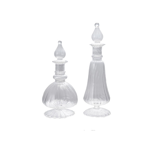 11-3/4H PRESSED GLASS - CREATIVE COOP - Compralo en CorinneRegalos.com