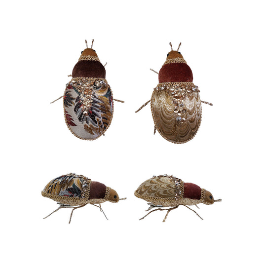 5L X 4W X 2-1/4H FABRIC BUG - CREATIVE COOP - Compralo en CorinneRegalos.com